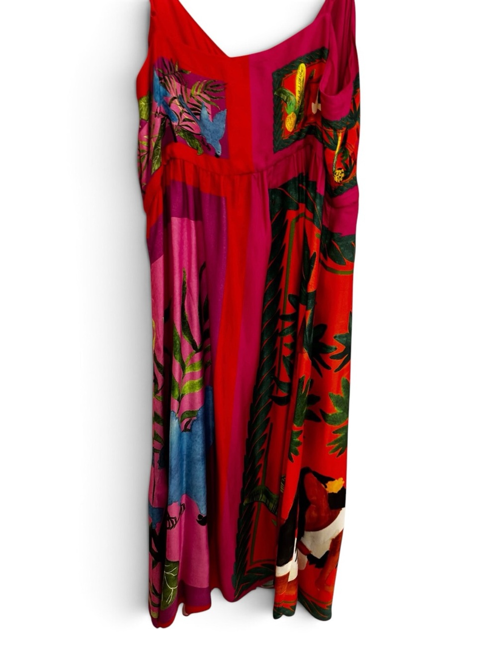 FARM RIO double scarves midi dress US Large - Picture 8 of 12